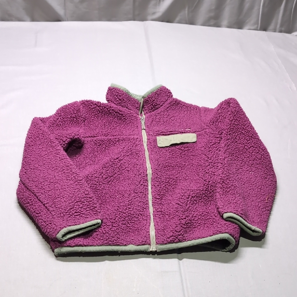 Columbia Purple Fleece Jacket with Gray Accents